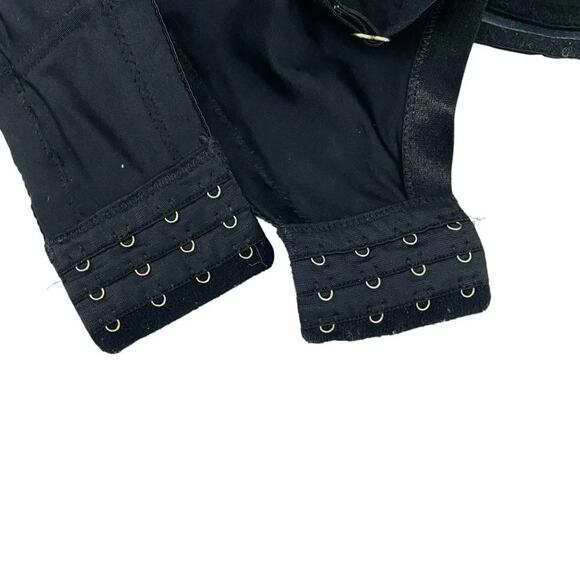 Ashley Stewart Full Coverage Butterfly Bra Black Womens 38DDD - Picture 6 of 8